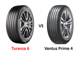 Bridgestone Turanza 6 vs Hankook Ventus Prime 4