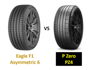 Goodyear Eagle F1 Asymmetric 6 vs Pirelli P Zero PZ4
