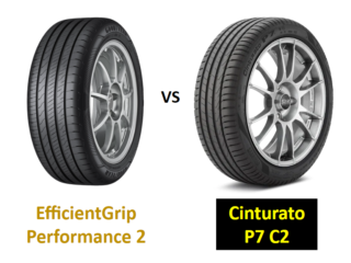 Goodyear EfficientGrip Performance 2 vs Pirelli Cinturato P7 C2