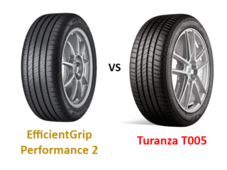 Goodyear EfficientGrip Performance 2 vs Bridgestone Turanza T005