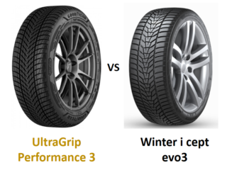 Goodyear UltraGrip Performance 3 vs Hankook Winter i cept evo3