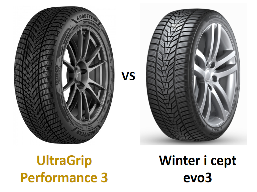 Goodyear UltraGrip Performance 3 vs Hankook Winter i cept evo3