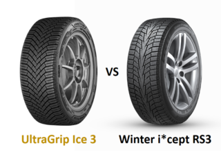 Goodyear UltraGrip Ice 3 vs Hankook Winter i*Cept iZ2