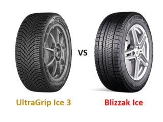 Goodyear UltraGrip Ice 3 vs Bridgestone Blizzak Ice