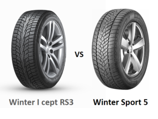 Hankook Winter I cept RS3 vs Dunlop Winter Sport 5