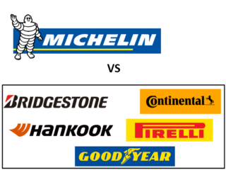 Michelin vs [Bridgestone, Goodyear, Continental, Pirelli, Hankook]