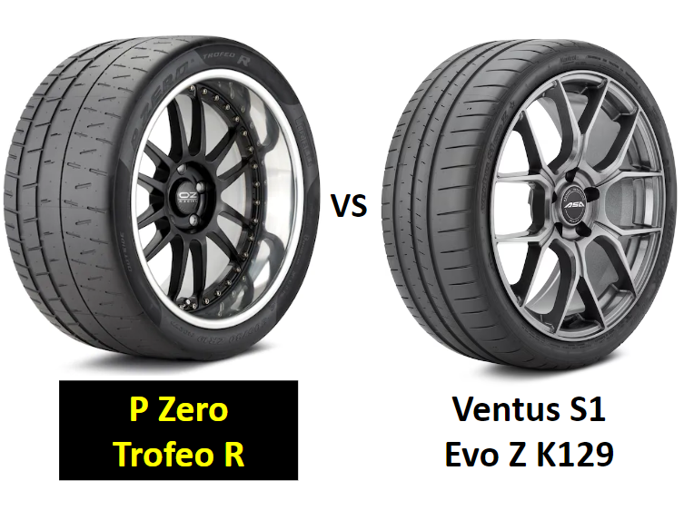 Pirelli P Zero Trofeo R vs Hankook Ventus S1 Evo Z K129