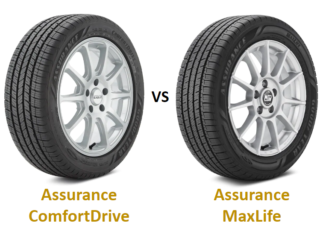 Goodyear Assurance ComfortDrive vs Goodyear Assurance MaxLife