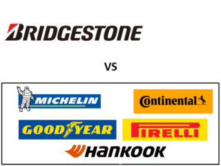 Bridgestone vs [Michelin, Goodyear, Continental, Pirelli, Hankook]