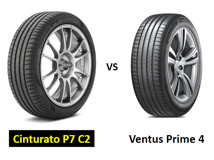 Pirelli Cinturato P7 C2 vs Hankook Ventus Prime 4