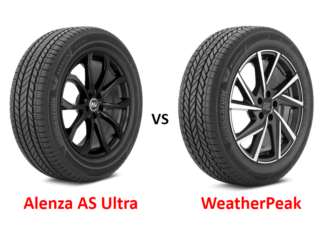 Bridgestone Alenza AS Ultra vs Bridgestone WeatherPeak