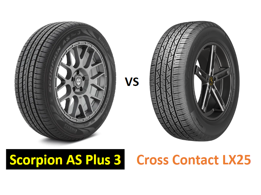 pirelli scorpion as plus 3 vs continental crosscontact lx25