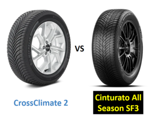 Michelin CrossClimate 2 vs Pirelli Cinturato All Season SF3