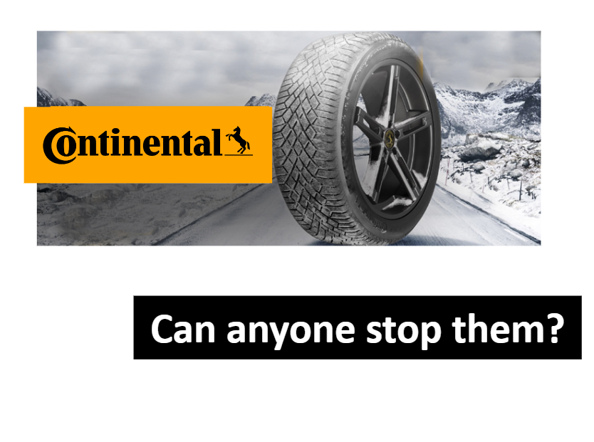 Can anyone stop Continental tires?