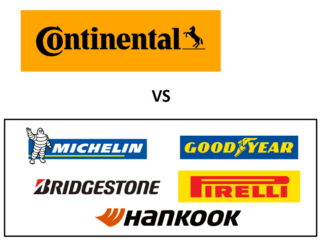 Continental vs [Michelin, Bridgestone, Goodyear, Pirelli, Hankook]