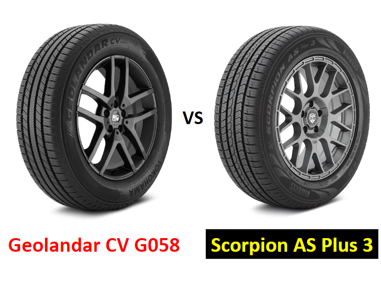 Yokohama Geolandar CV G058 vs Pirelli Scorpion AS Plus 3