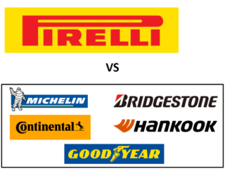 Pirelli vs [Michelin, Bridgestone, Goodyear, Continental, Hankook]