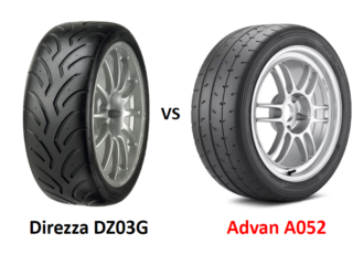 Dunlop Direzza DZ03G vs Yokohama Advan A052