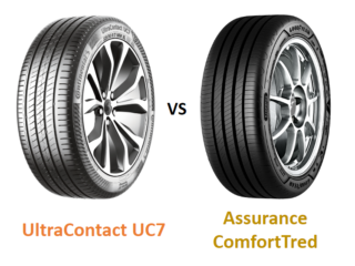 Continental UltraContact UC7 vs Goodyear Assurance ComfortTred