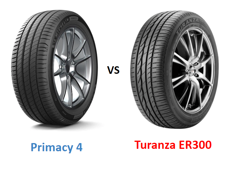 Michelin Primacy 4 vs Bridgestone Turanza ER300 - Top Tire Review