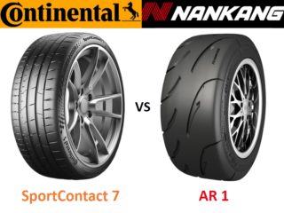 Continental SportContact 7 vs Nankang AR 1