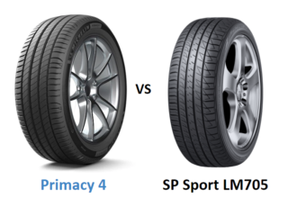 Michelin Primacy 4 vs Dunlop SP Sport LM705
