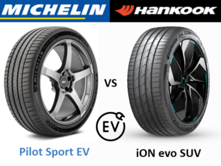Michelin Pilot Sport EV vs Hankook iON evo SUV