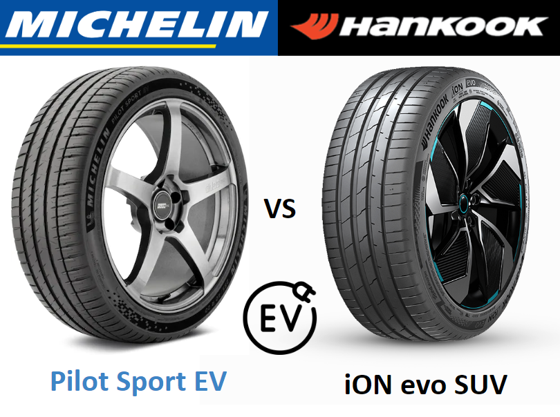 Michelin Pilot Sport EV vs Hankook iON evo SUV