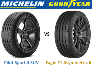 Michelin Pilot Sport 4 SUV vs Goodyear Eagle F1 Asymmetric 6