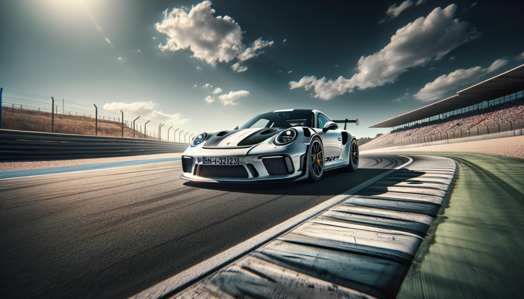 Testing Vehicle of choice: Porsche 911 GT3 RS on dry handling action