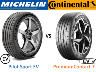 Michelin Pilot Sport EV vs Continental PremiumContact 7