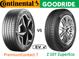 Continental PremiumContact 7 vs Goodride Z 107 ZuperEco