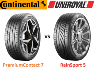 Continental PremiumContact 7 vs Uniroyal RainSport 5