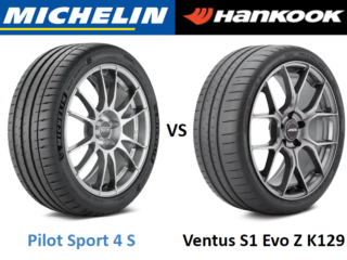 Michelin Pilot Sport 4 S vs Hankook Ventus S1 Evo Z K129