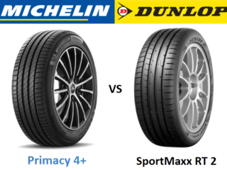 Michelin Primacy 4+ vs Dunlop SportMaxx RT 2