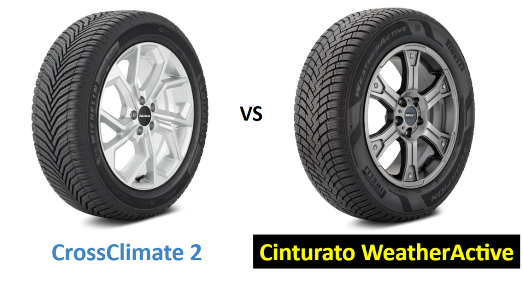 Michelin CrossClimate 2 vs Pirelli Cinturato WeatherActive