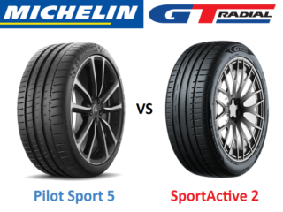 Michelin Pilot Sport 5 vs GT Radial SportActive 2