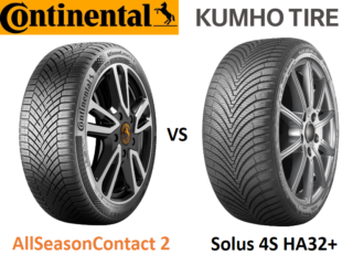 Continental AllSeasonContact 2 vs Kumho Solus 4S HA32+
