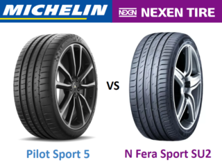 Michelin Pilot Sport 5 vs Nexen N Fera Sport SU2