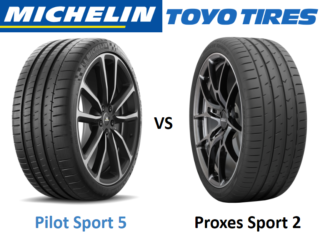 Michelin Pilot Sport 5 vs Toyo Proxes Sport 2