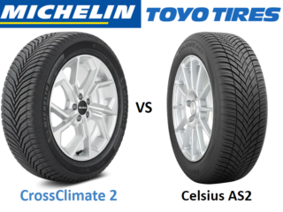 Michelin CrossClimate 2 vs Toyo Celsius AS2