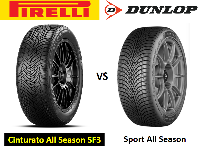 Pirelli Cinturato All Season SF3 vs Dunlop Sport All Season