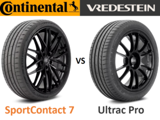 Continental SportContact 7 vs Vredestein Ultrac Pro
