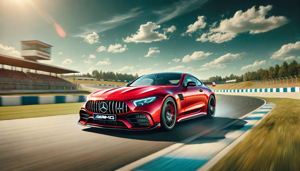 Testing vehicle of choice: Mercedes AMG GT63 on dry handling action