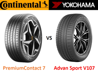 Yokohama Advan Sport V107 vs Continental PremiumContact 7