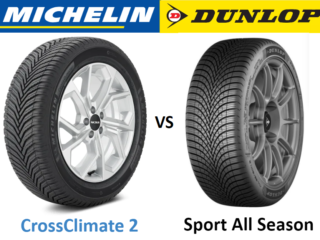 Michelin CrossClimate 2 vs Dunlop Sport All Season