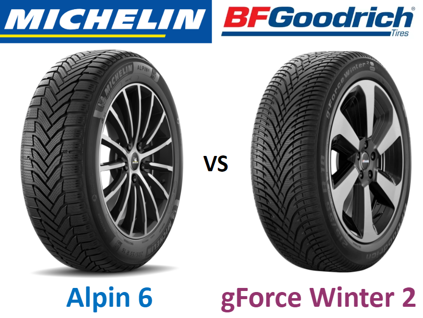 Michelin Alpin 6 vs BFGoodrich gForce Winter 2