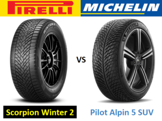 Pirelli Scorpion Winter 2 vs Michelin Pilot Alpin 5 SUV