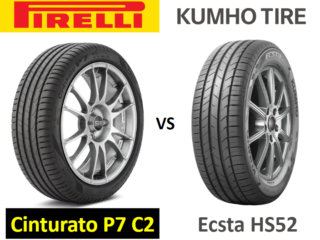 Pirelli Cinturato P7 C2 vs Kumho Ecsta HS52