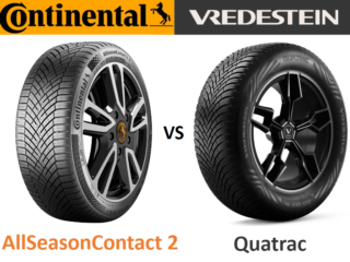 Continental AllSeasonContact 2 vs Vredestein Quatrac